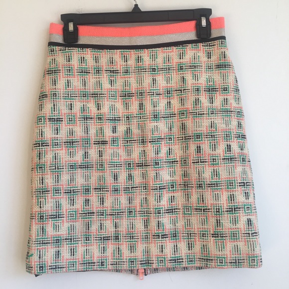 Milly Of New York Skirts Milly Multicolored Tweed Mini Skirt Poshmark